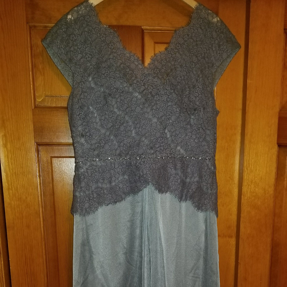 Jade by Jasmine (J175069) Chiffon and Lace Dress